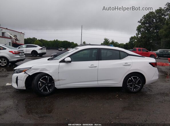 3N1AB8CVXSY360019 2025 NISSAN SENTRA White Vista interior de 360 grados
