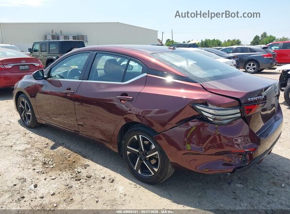 3N1AB8CVXSY389858 2025 NISSAN SENTRA Красный Задняя левая четверть