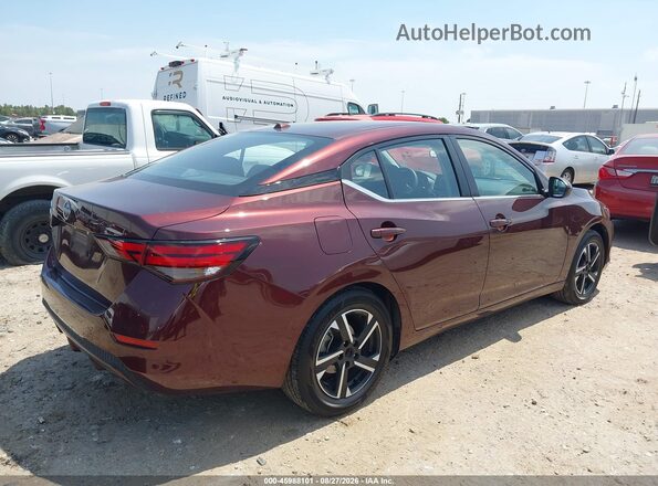 3N1AB8CVXSY389858 2025 NISSAN SENTRA Красный Задняя правая четверть
