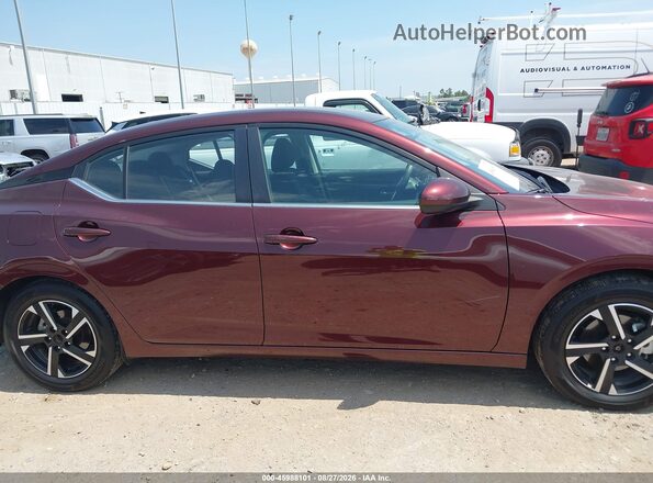 3N1AB8CVXSY389858 2025 NISSAN SENTRA Красный Вид задней части салона
