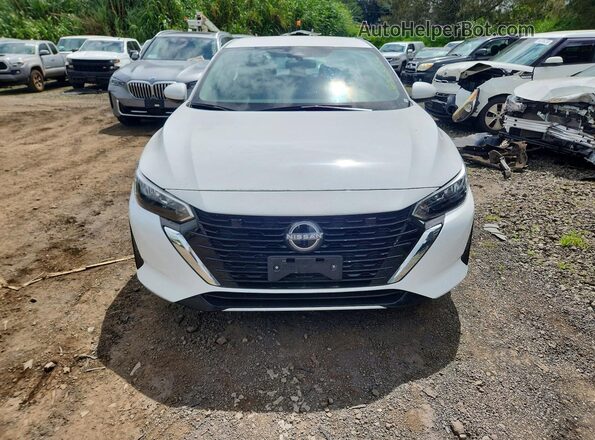 3N1AB8CVXSY390430 2025 NISSAN SENTRA White Դիմացի տեսք