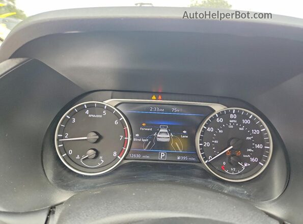 3N1AB8CVXSY390430 2025 NISSAN SENTRA White Սարքավորումների վահանակի տեսք