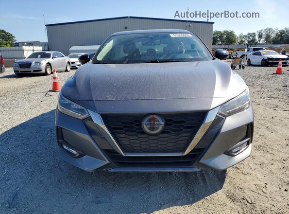 3N1AB8DV0MY201138 2021 NISSAN SENTRA Gray Front view