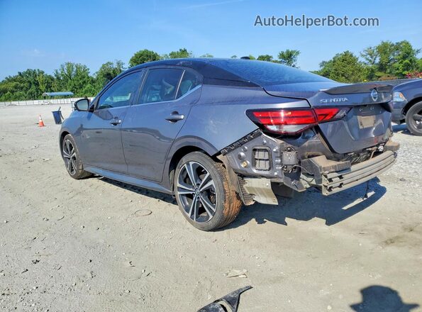 3N1AB8DV0MY201138 2021 NISSAN SENTRA Gray Rear left