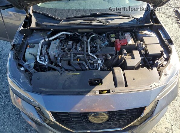 3N1AB8DV0MY201138 2021 NISSAN SENTRA Gray Engine compartment view