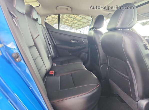 3N1AB8DV0MY203780 2021 NISSAN SENTRA Синий Вид задних сидений