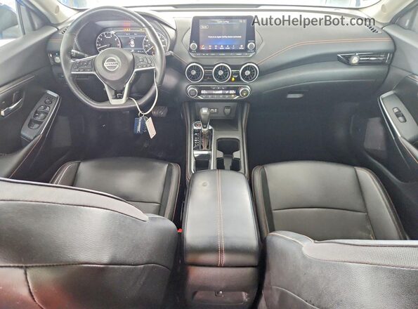 3N1AB8DV0MY203780 2021 NISSAN SENTRA Синий Вид панели приборов