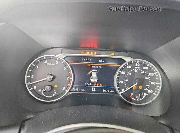 3N1AB8DV0MY203780 2021 NISSAN SENTRA Синий Вид щитка приборов