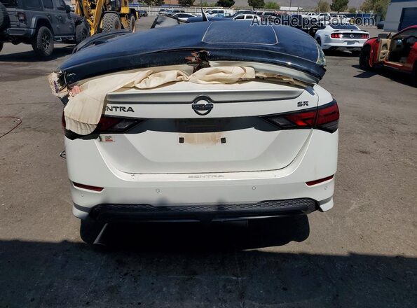 3N1AB8DV0MY263428 2021 NISSAN SENTRA White Հետևի տեսք
