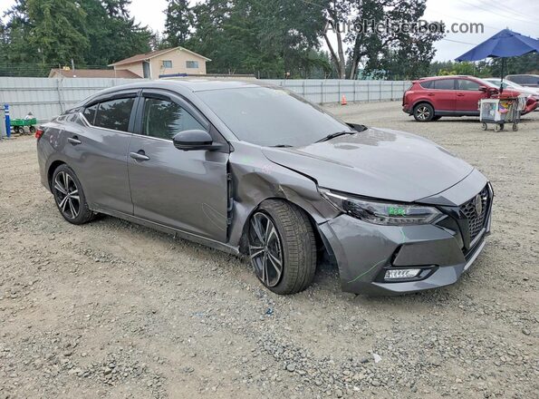 3N1AB8DV0MY292444 2021 NISSAN SENTRA Gray Передня права чверть