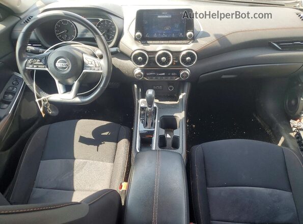 3N1AB8DV0MY319416 2021 NISSAN SENTRA Черный Вид панели приборов