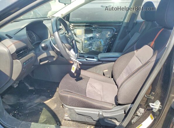 3N1AB8DV0MY319416 2021 NISSAN SENTRA Черный Вид салона спереди