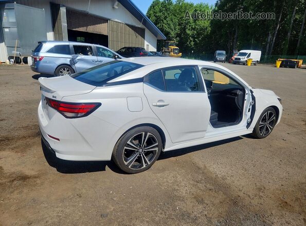 3N1AB8DV0PY267614 2023 NISSAN SENTRA Белый Задняя правая четверть