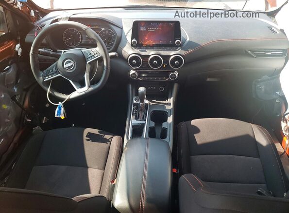 3N1AB8DV0RY237516 2024 NISSAN SENTRA Orange წინა პანელის ხედი