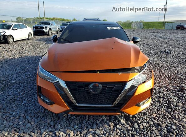 3N1AB8DV1MY309719 2021 NISSAN SENTRA Оранжевый Вид спереди
