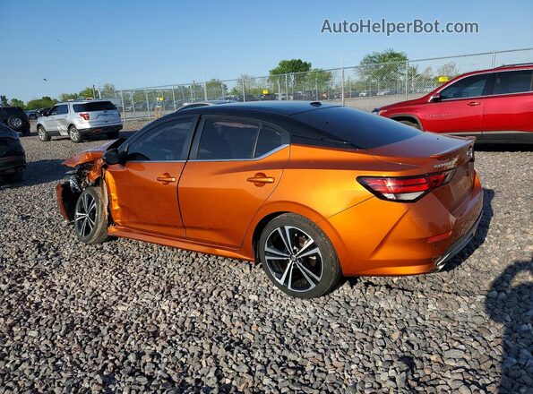 3N1AB8DV1MY309719 2021 NISSAN SENTRA Оранжевый Задняя левая четверть