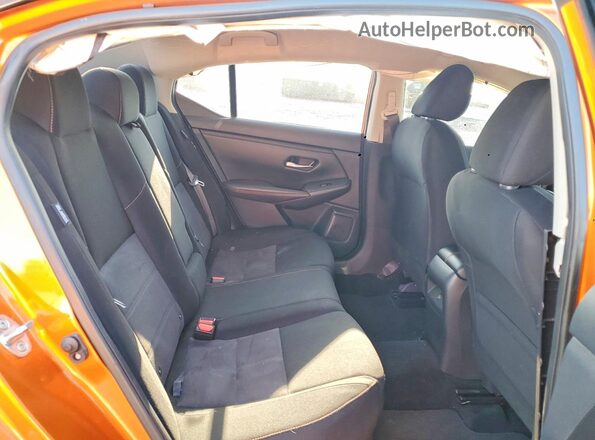 3N1AB8DV1MY309719 2021 NISSAN SENTRA Оранжевый Вид задних сидений