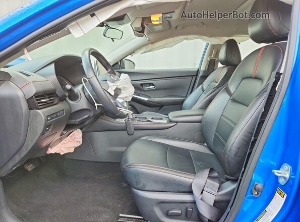 3N1AB8DV1SY292983 2025 NISSAN SENTRA Blue Widok wnętrza z przodu