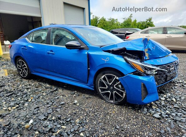 3N1AB8DV1SY292983 2025 NISSAN SENTRA Blue Przód prawy