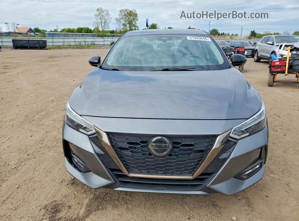 3N1AB8DV2LY219879 2020 NISSAN SENTRA Gray Դիմացի տեսք