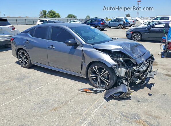 3N1AB8DV2LY299166 2020 NISSAN SENTRA Gray Delantero derecho