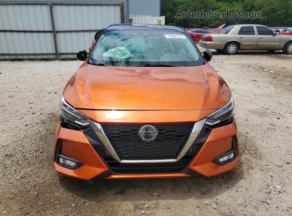 3N1AB8DV2MY204946 2021 NISSAN SENTRA Оранжевый Вид спереди
