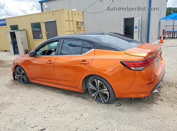3N1AB8DV2MY204946 2021 NISSAN SENTRA Оранжевый Задняя левая четверть