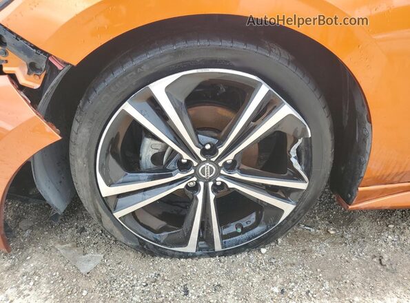 3N1AB8DV2MY204946 2021 NISSAN SENTRA Оранжевый Вид наклейки с VIN-кодом