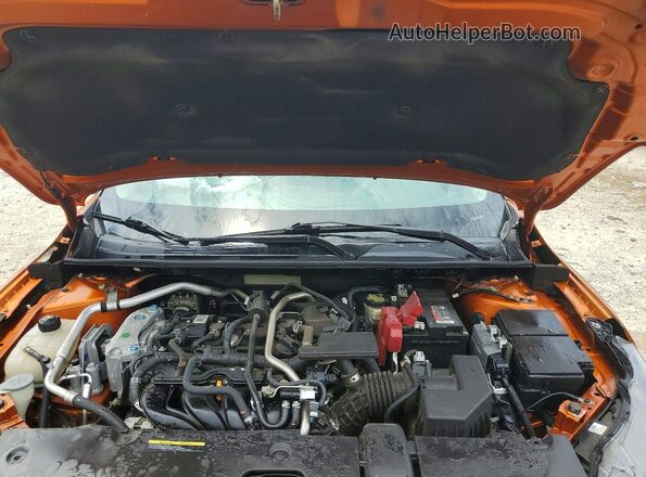 3N1AB8DV2MY204946 2021 NISSAN SENTRA Оранжевый Вид задней части салона