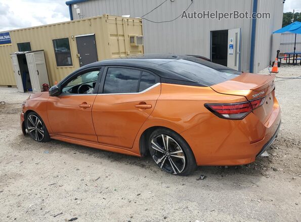 3N1AB8DV2MY204946 2021 NISSAN SENTRA Оранжевый Панорамный вид салона 360°