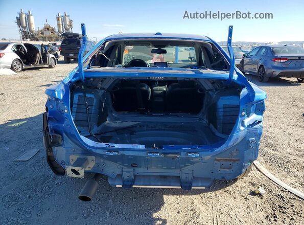 3N1AB8DV2MY219642 2021 NISSAN SENTRA Blue უკანა ხედი