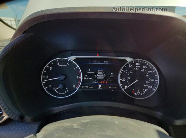 3N1AB8DV2MY277475 2021 NISSAN SENTRA White Вид щитка приладів