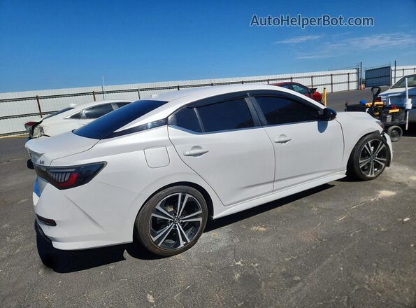 3N1AB8DV2MY277475 2021 NISSAN SENTRA White Задня права чверть