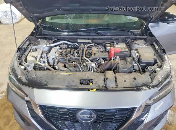 3N1AB8DV2MY283163 2021 NISSAN SENTRA Charcoal Vista interior trasera