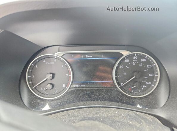 3N1AB8DV2RY294266 2024 NISSAN SENTRA Gray Instrument cluster view
