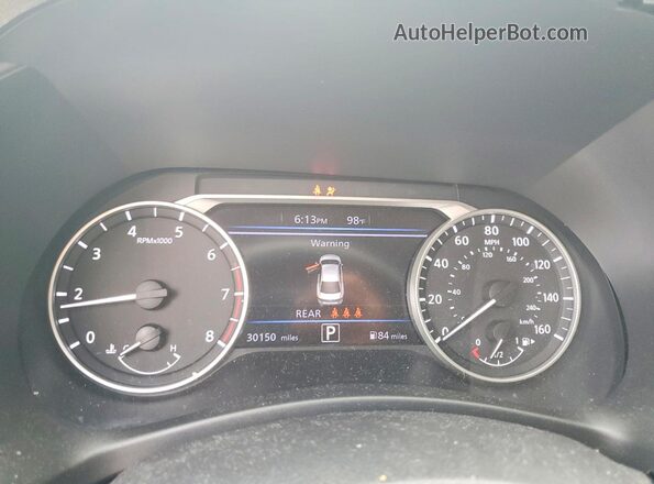 3N1AB8DV2RY333129 2024 NISSAN SENTRA White Вид щитка приладів