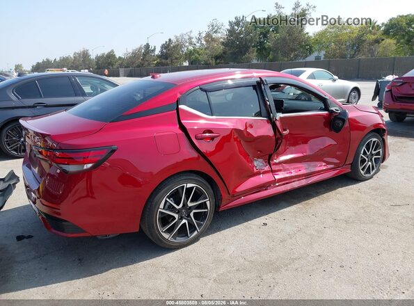 3N1AB8DV2SY214650 2025 NISSAN SENTRA Red უკანა მარჯვენა