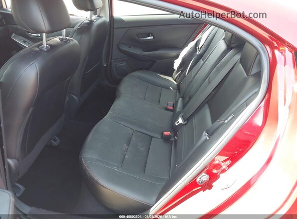 3N1AB8DV2SY214650 2025 NISSAN SENTRA Red VIN კოდის სტიკერის ხედი