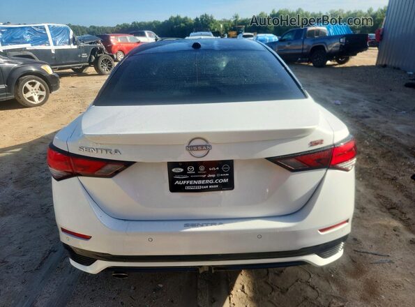 3N1AB8DV2SY217144 2025 NISSAN SENTRA White Widok z tyłu