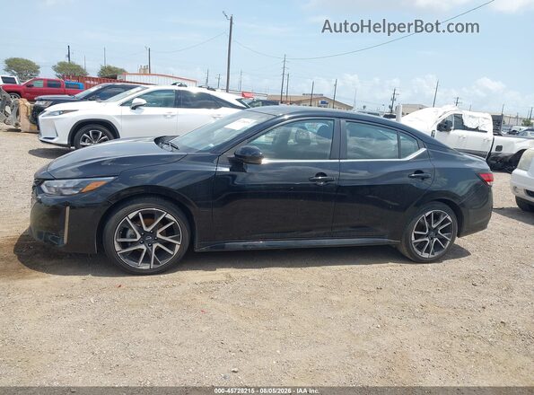 3N1AB8DV2SY299618 2025 NISSAN SENTRA Black Widok wnętrza 360 stopni