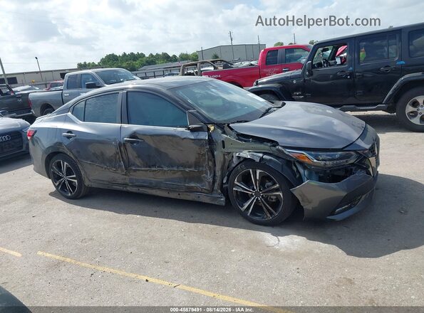 3N1AB8DV3MY201506 2021 NISSAN SENTRA Gray Սարքավորումների վահանակի տեսք