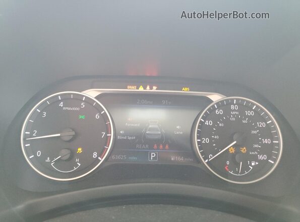 3N1AB8DV3MY202137 2021 NISSAN SENTRA Gray Вид щитка приладів