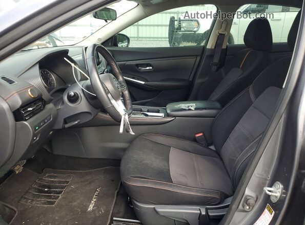 3N1AB8DV3MY209895 2021 NISSAN SENTRA Gray Widok wnętrza z przodu