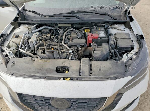 3N1AB8DV3MY322052 2021 NISSAN SENTRA White Widok wnętrza z tyłu