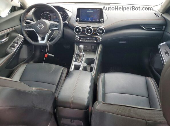 3N1AB8DV3MY322052 2021 NISSAN SENTRA White Widok deski rozdzielczej