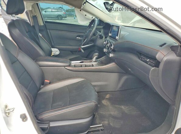 3N1AB8DV3MY322052 2021 NISSAN SENTRA White Widok wnętrza z przodu