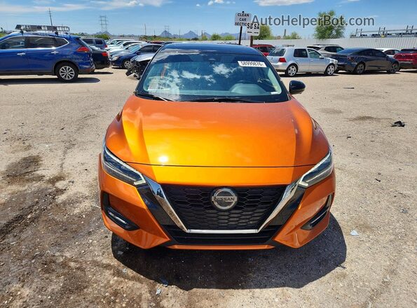 3N1AB8DV3PY312402 2023 NISSAN SENTRA Orange Vista frontal