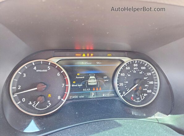 3N1AB8DV3PY312402 2023 NISSAN SENTRA Orange Vista del cuadro de instrumentos