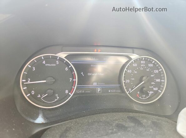 3N1AB8DV3RY274964 2024 NISSAN SENTRA White Սարքավորումների վահանակի տեսք