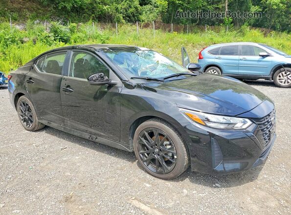 3N1AB8DV3SY325823 2025 NISSAN SENTRA Черный Передняя правая четверть